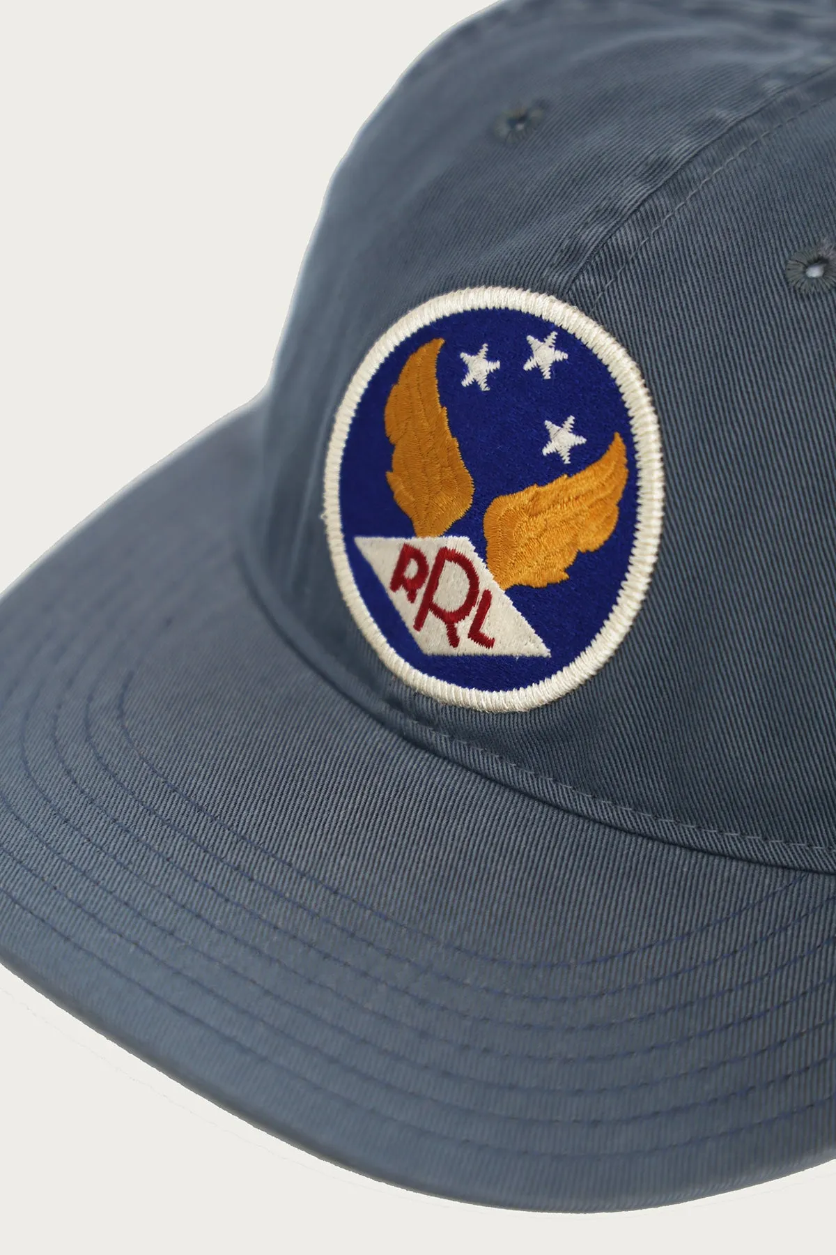 Winged-Logo Twill Ball Cap - Midnight Blue sold by Canoe Club product image thumbnail 2