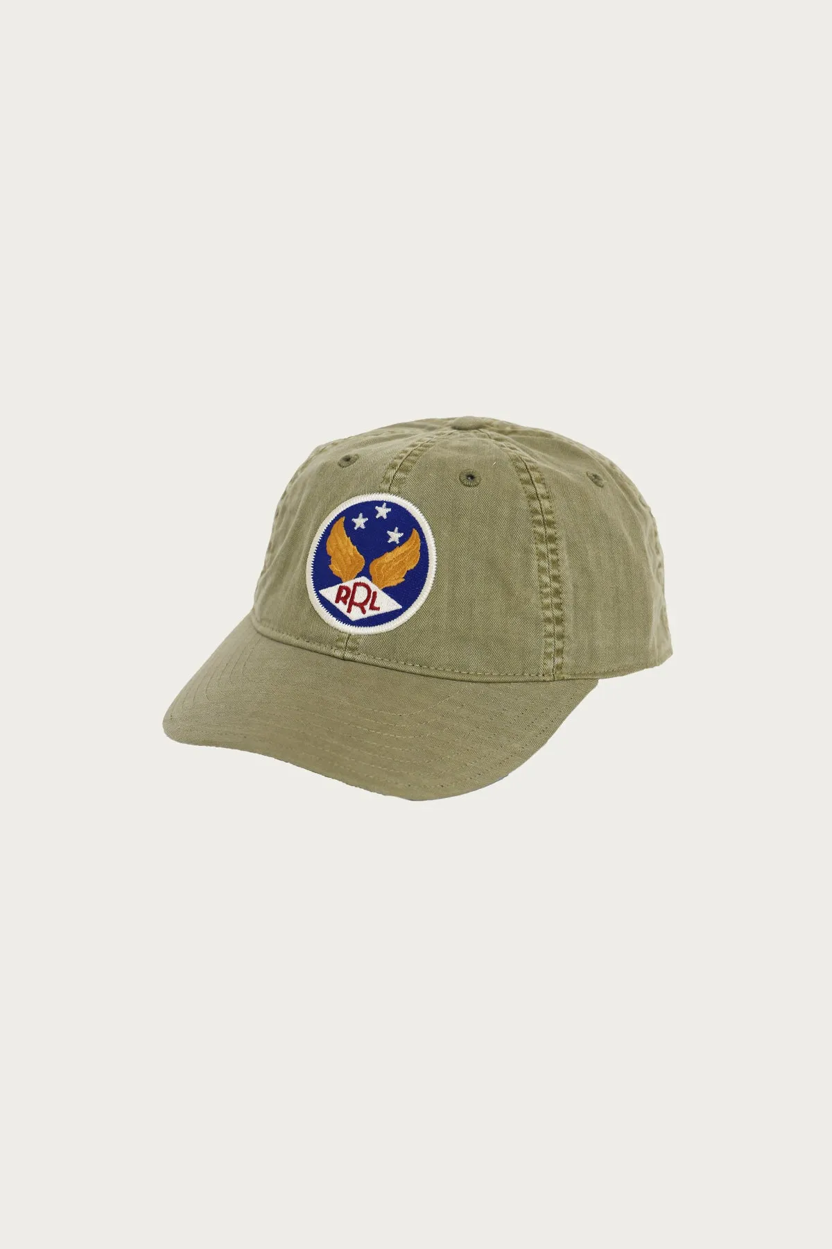 Winged-Logo Twill Ball Cap - Brewster Green sold by Canoe Club