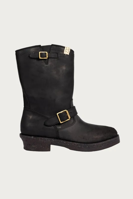 T.W.O Boots-Folk - Black sold by Canoe Club