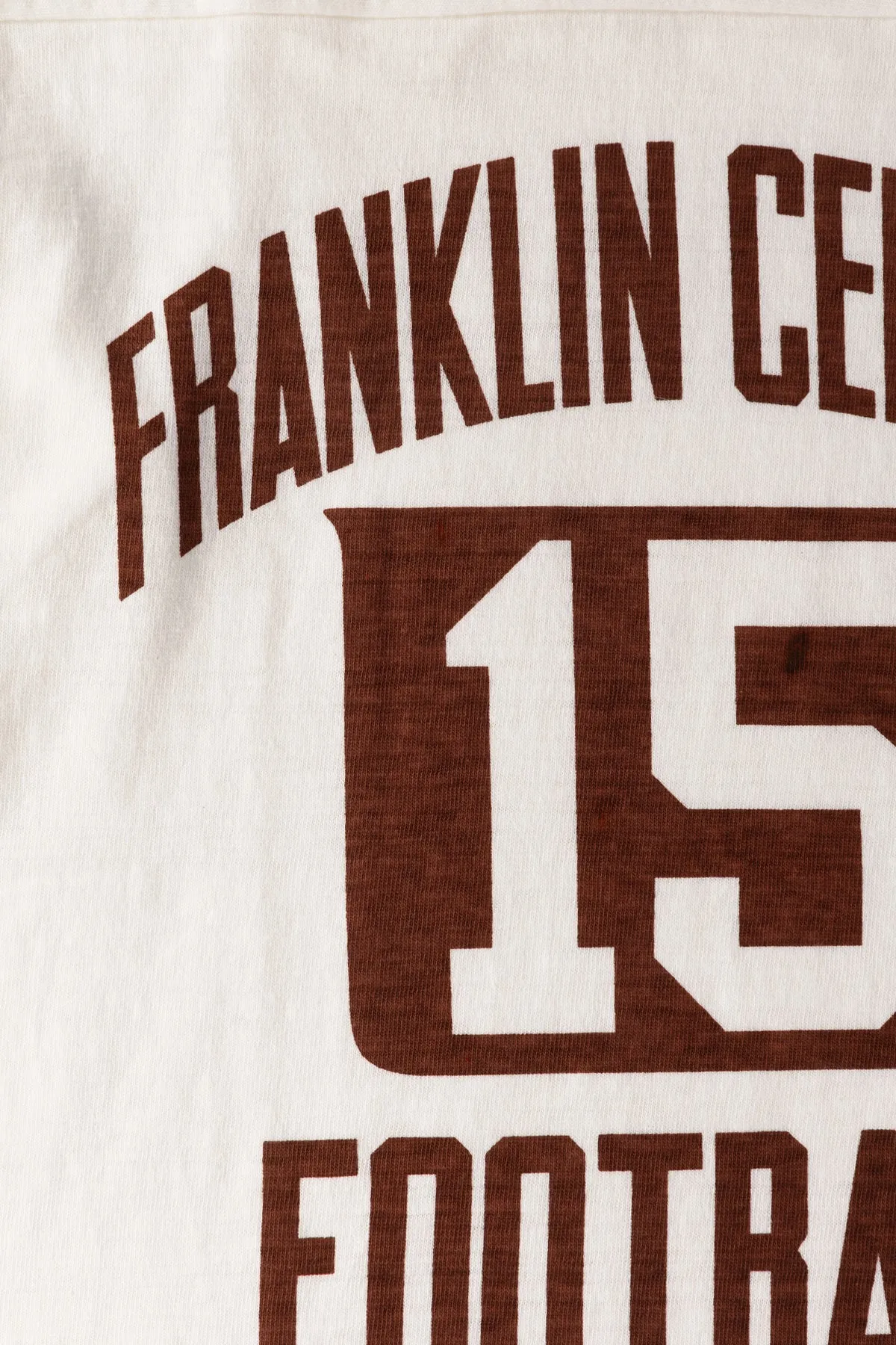 3/4 Sleeve Football Tee Franklin Central - Off White sold by Canoe Club product image thumbnail 2
