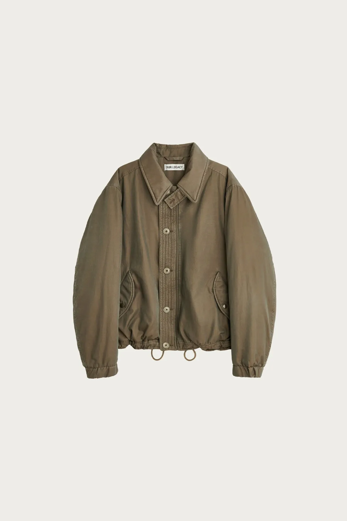 Auto Jacket - Taupe Smoke Twinshade Twill sold by Canoe Club
