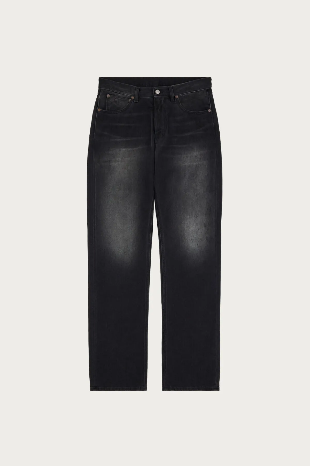 5 Pocket Jeans - Black Washed sold by Canoe Club