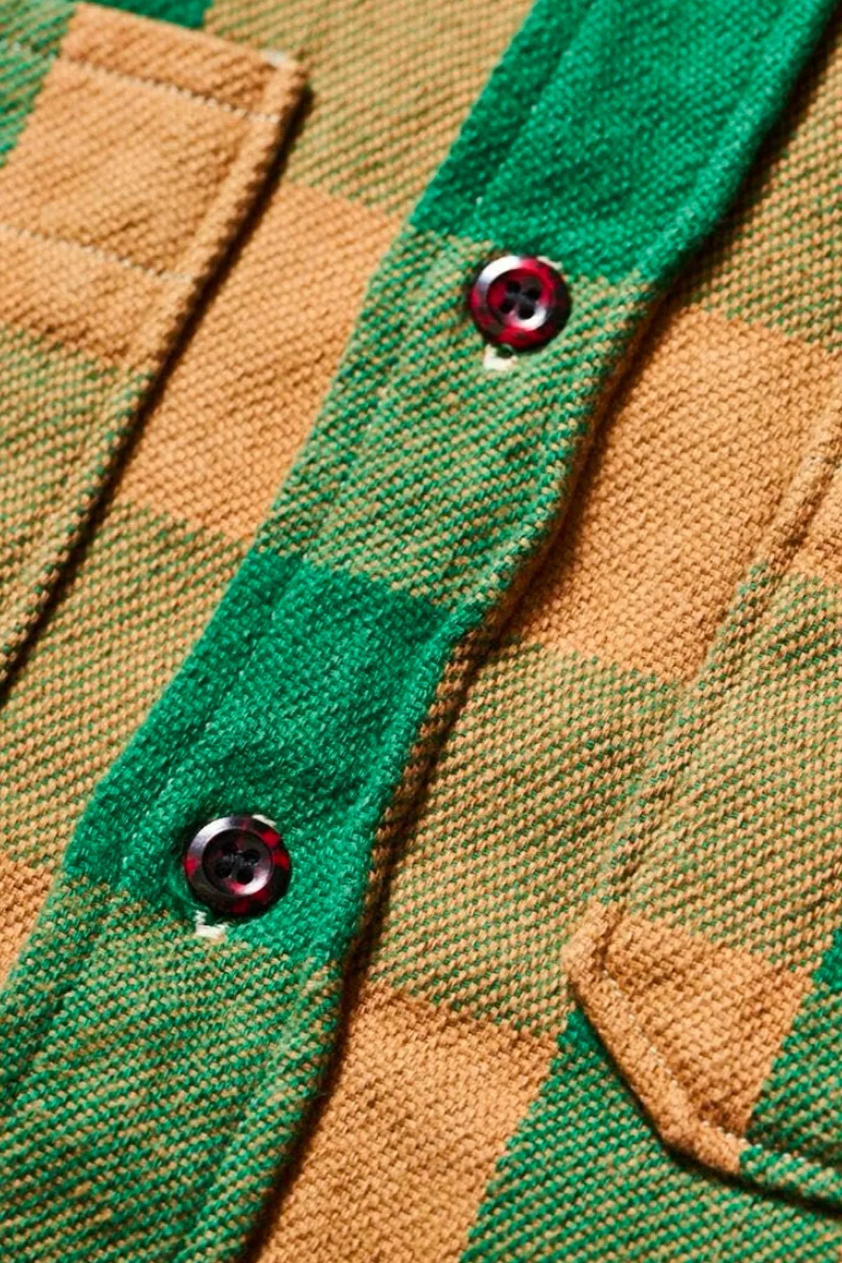 3104 Flannel Shirt Pattern F - Brown/Off White sold by Canoe Club product image thumbnail 3