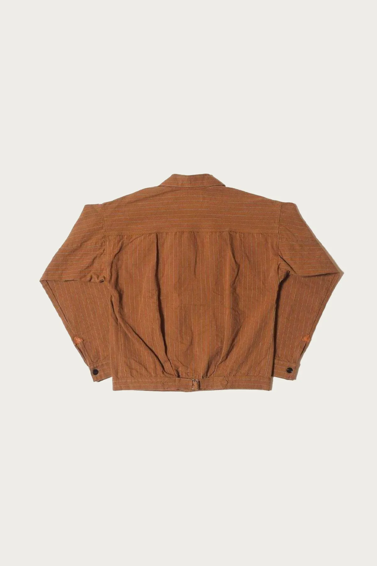 2214 Heavy Leather Bound Blouse - Duck Stripe sold by Canoe Club product image thumbnail 2