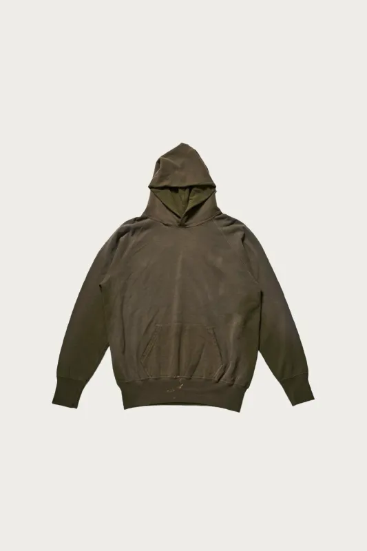 462 Raglan Hood U/W Sun Burned - OD Green sold by Canoe Club