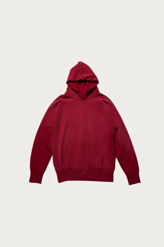 462 Raglan Hood U/W Sun Burned - Red sold by Canoe Club