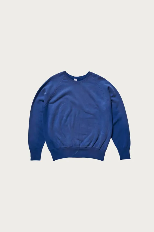 461 Crew Neck SW U/W Sun Burned - Blue made by WAREHOUSE & CO.