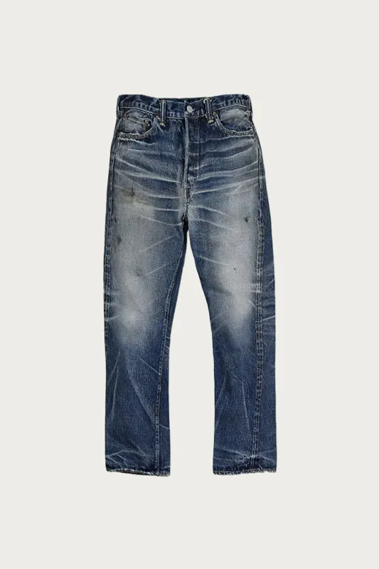 1345-0105XX Fear of Dark - Indigo Blue made by Full Count