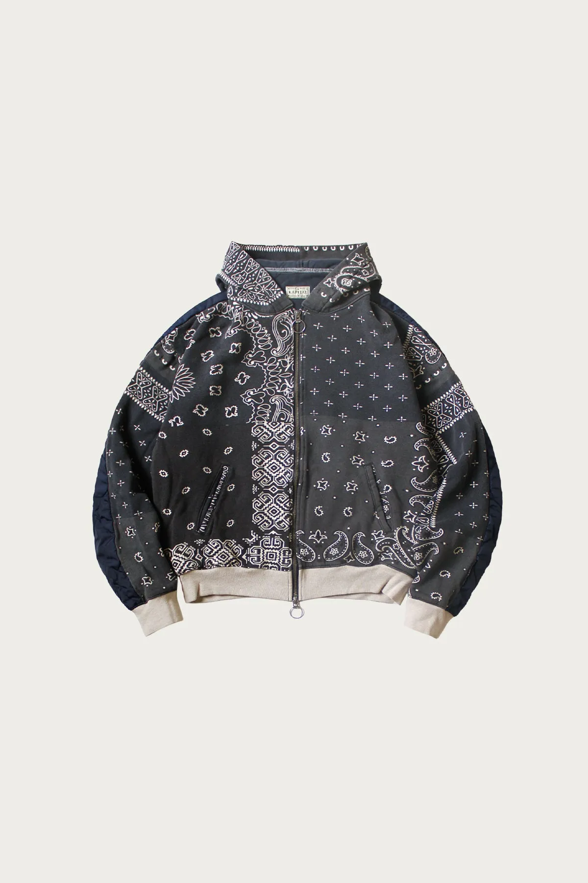 SWT Knit Bandanna BIVOUAC Hooded Blouson - Black sold by Canoe Club