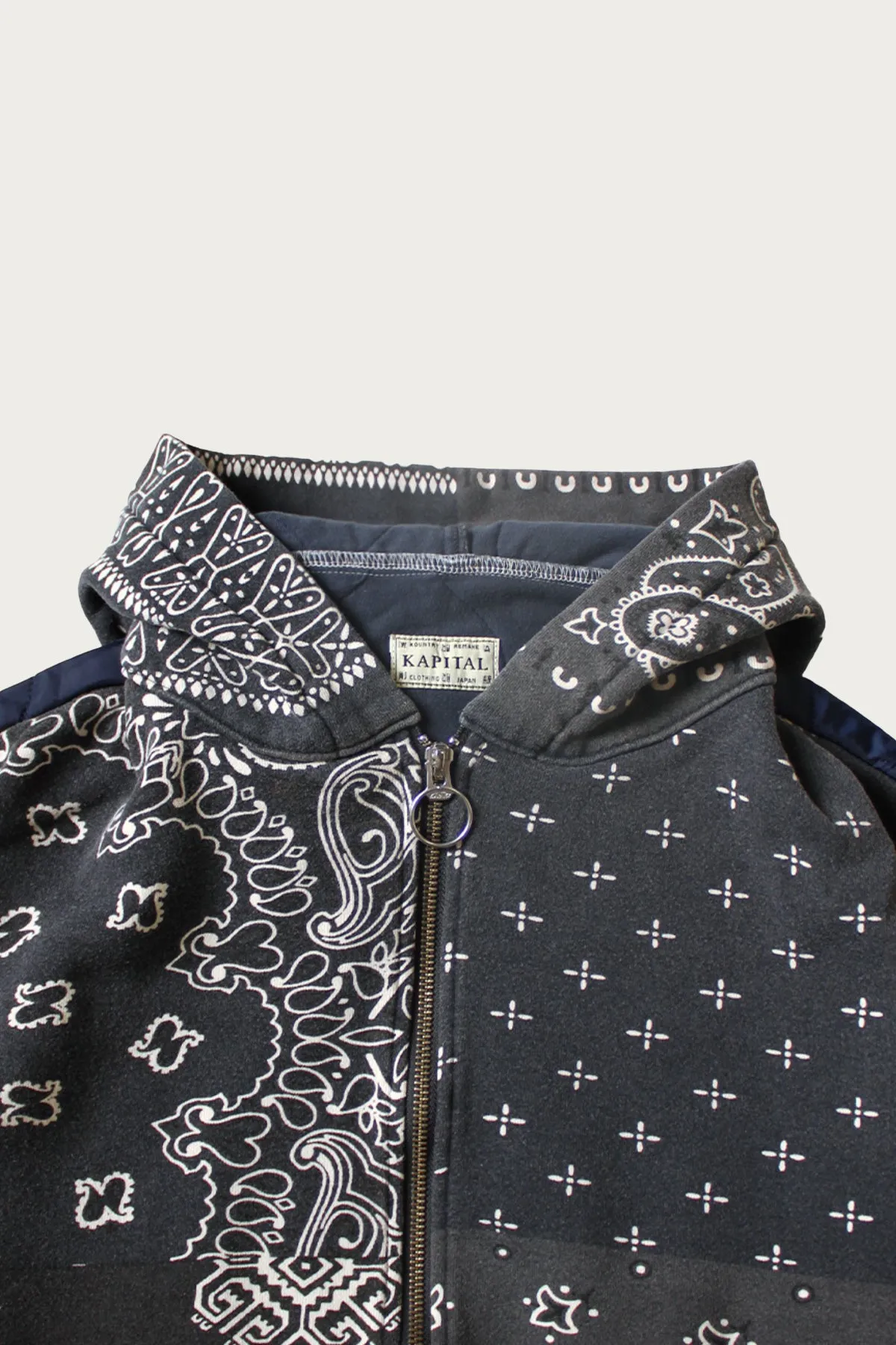 SWT Knit Bandanna BIVOUAC Hooded Blouson - Black sold by Canoe Club product image thumbnail 3