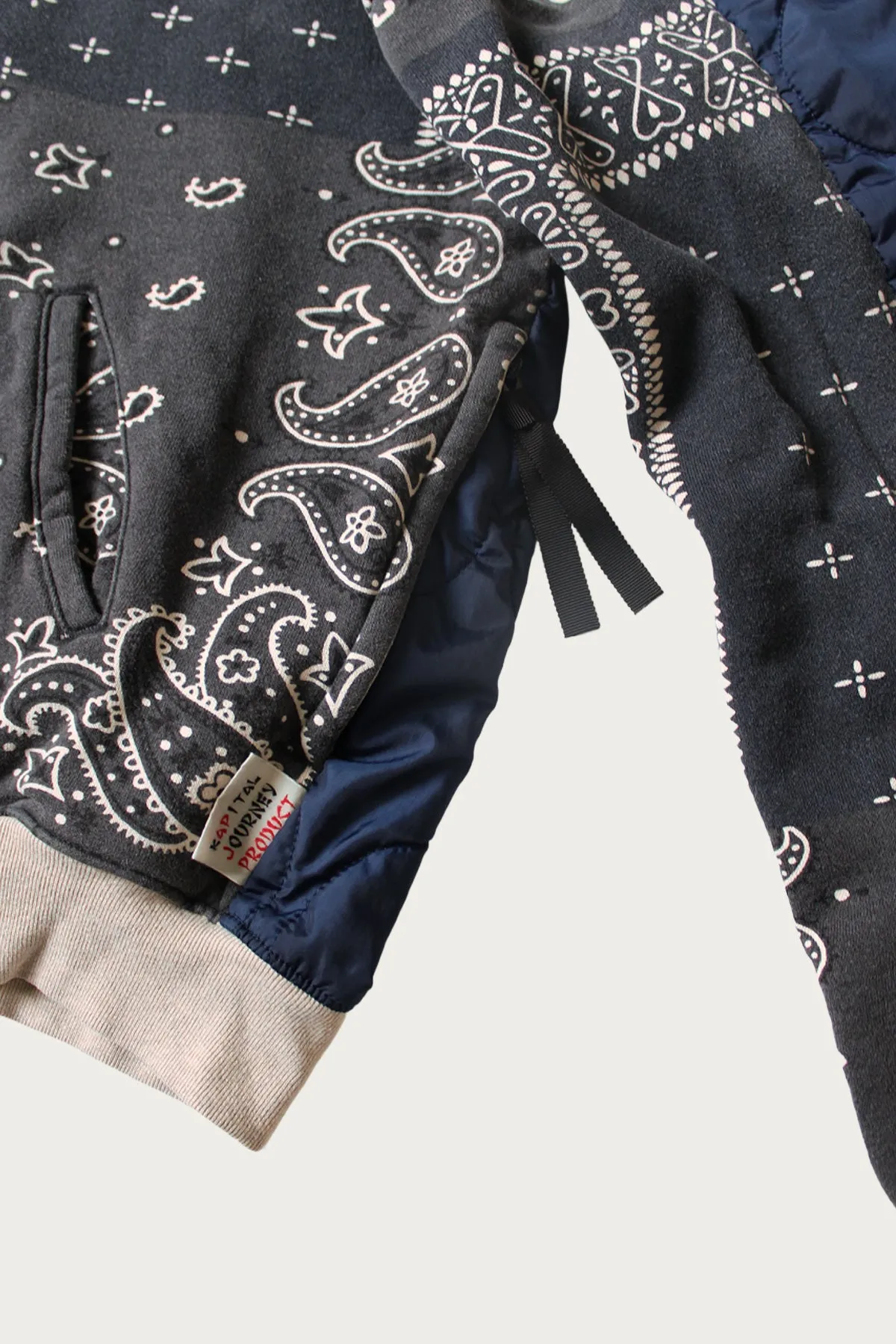 SWT Knit Bandanna BIVOUAC Hooded Blouson - Black sold by Canoe Club product image thumbnail 5