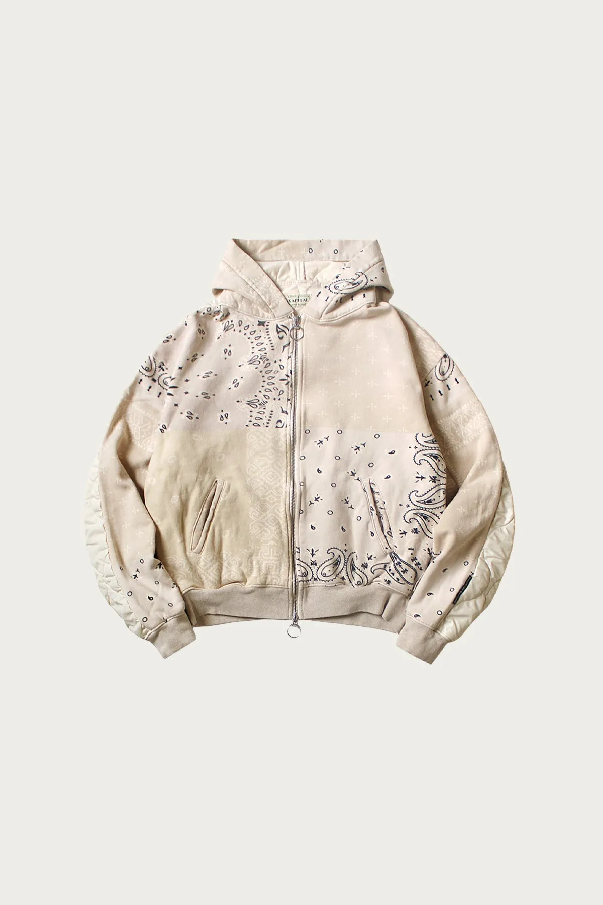 SWT Knit Bandanna BIVOUAC Hooded Blouson - Natural sold by Canoe Club