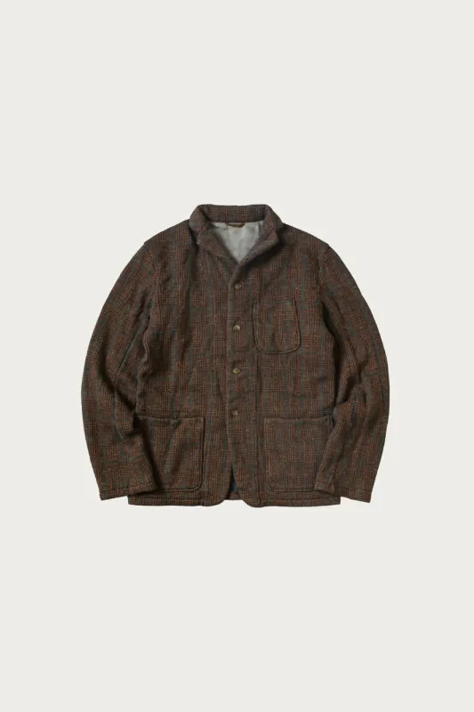 Fleece Tweed KOBE JKT - Brown made by Kapital