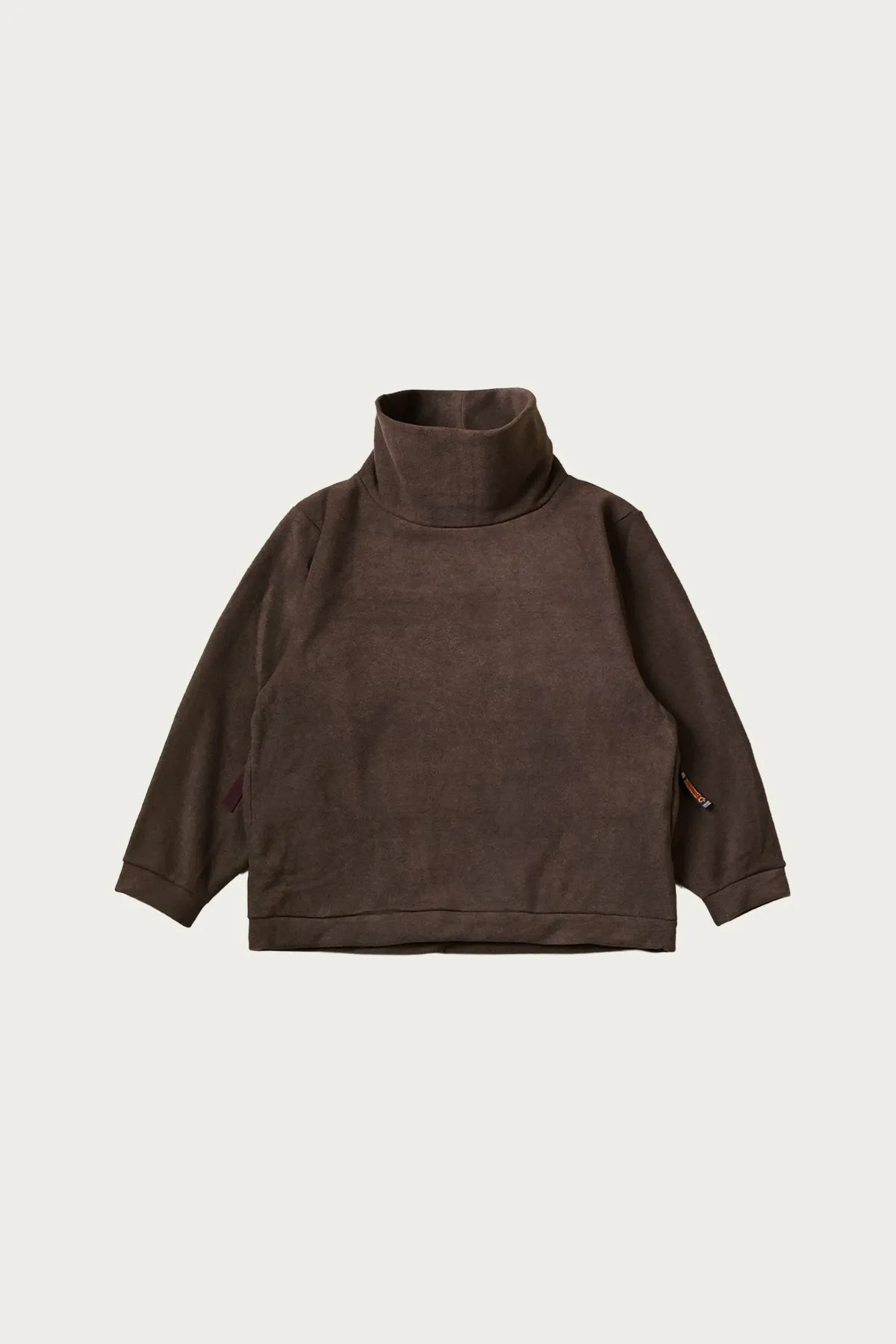 Reverse Fleece BIG High Neck SWT - Brown sold by Canoe Club