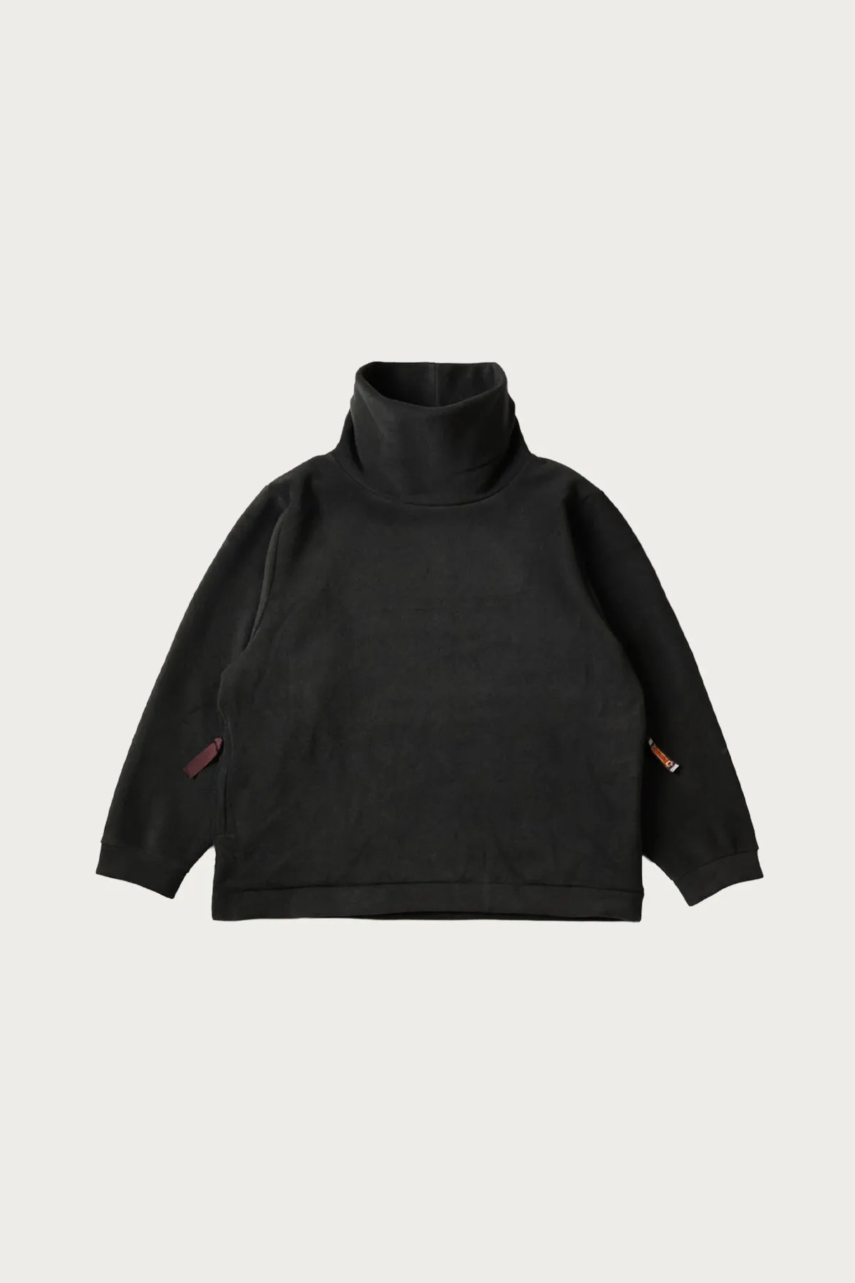 Reverse Fleece BIG High Neck SWT - Black sold by Canoe Club