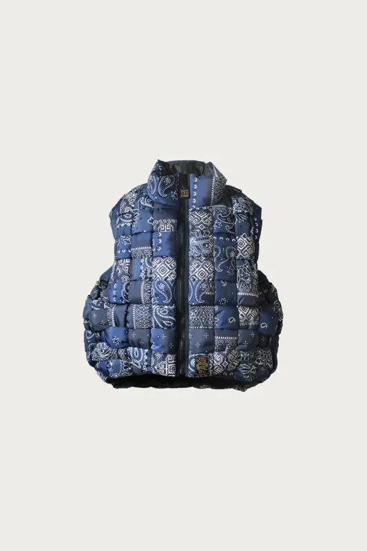 Bandanna Nylon KEEL Weaving Vest - Dark Navy sold by Canoe Club