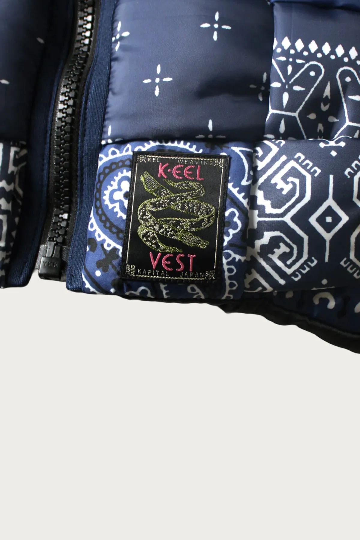 Bandanna Nylon KEEL Weaving Vest - Dark Navy sold by Canoe Club product image thumbnail 4