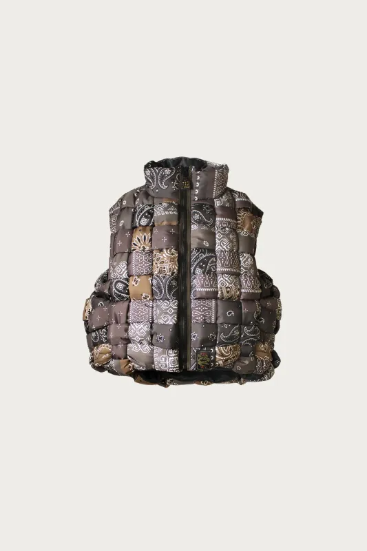 Bandanna Nylon KEEL Weaving Vest - Brown sold by Canoe Club