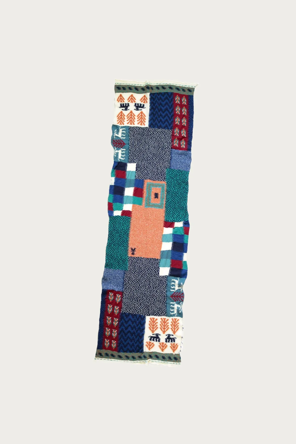 Fulling Wool Scarf VILLAGE GABBEH - Turquoise sold by Canoe Club