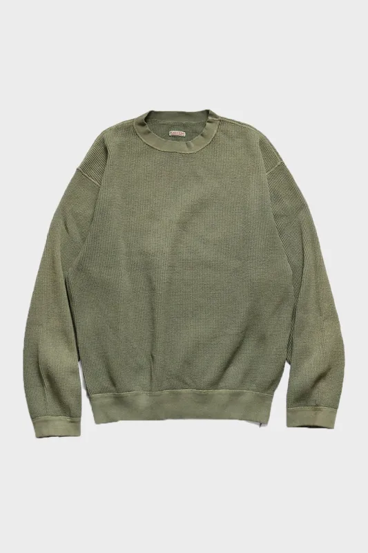 ECO Waffle BIG SWT - Khaki made by Kapital