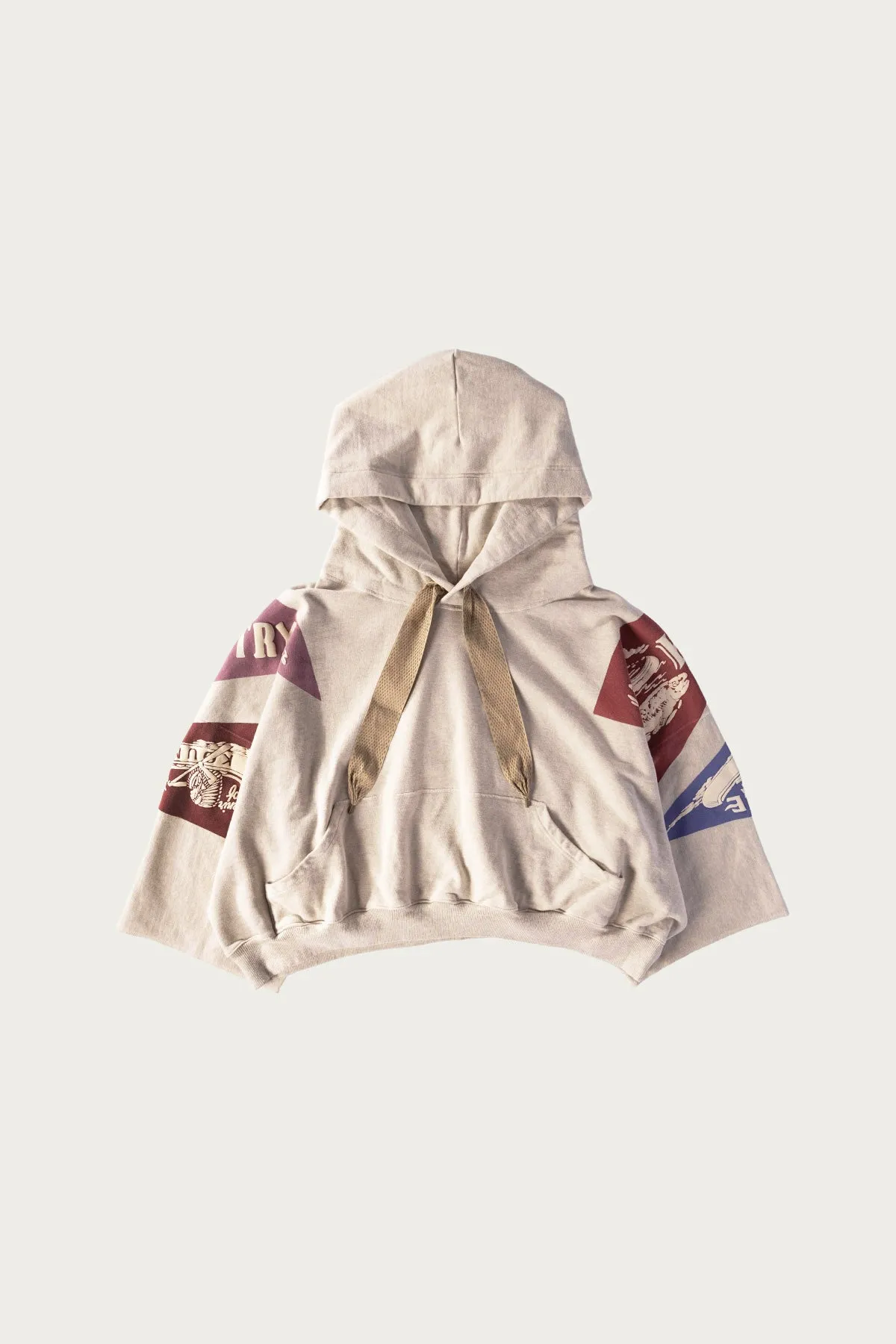 TOP SWT Knit DEVIL HOODIE (Pennant YUKON) - Purple sold by Canoe Club