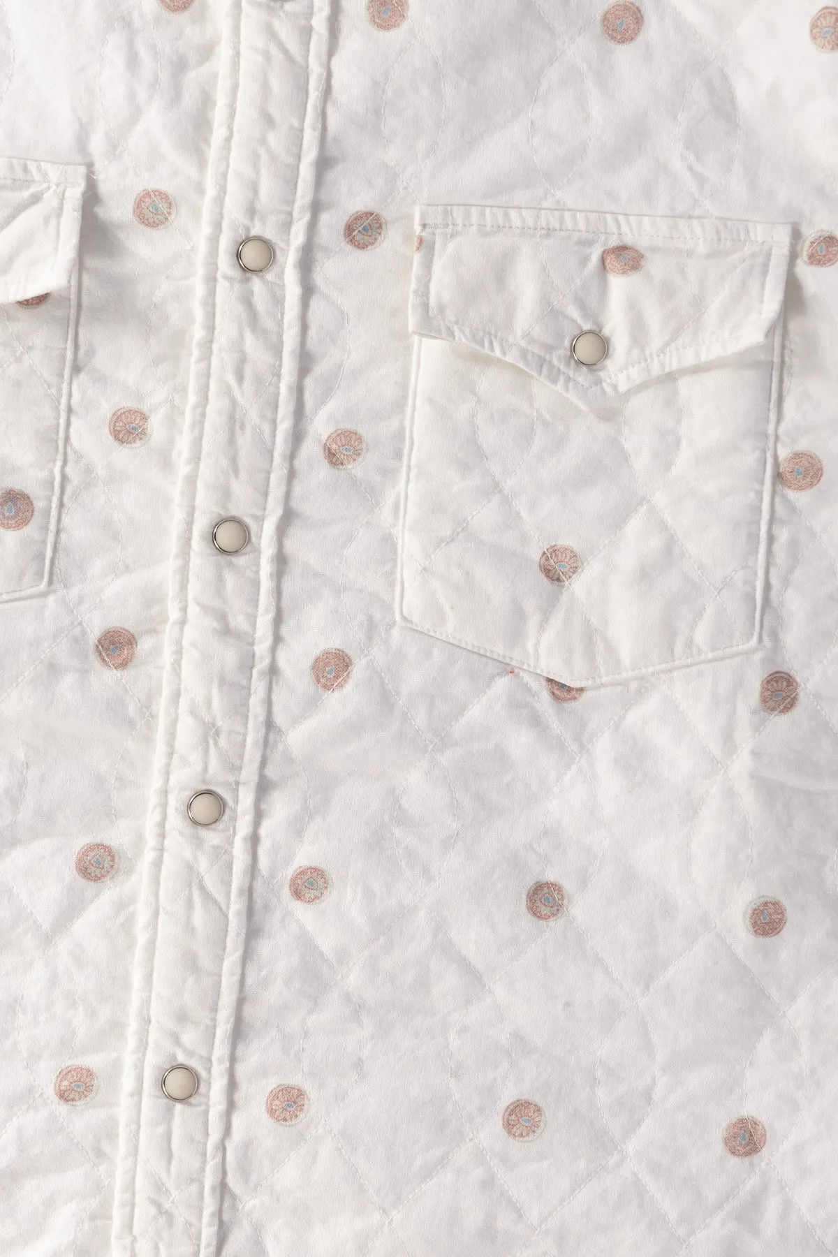 Cotton Quilting MAMEMON HUSKY Western Shirt - White sold by Canoe Club product image thumbnail 3