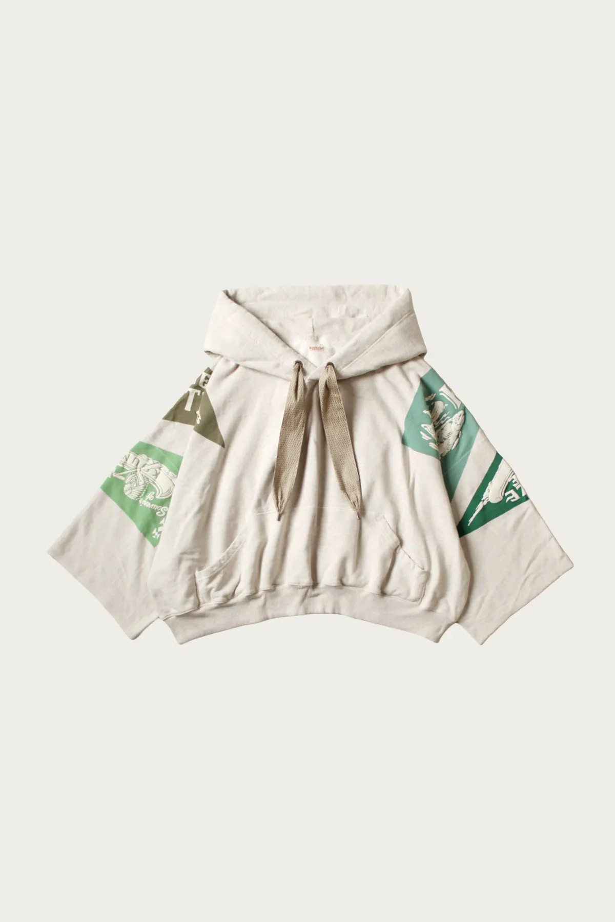 TOP SWT Knit DEVIL HOODIE (Pennant YUKON) - Green sold by Canoe Club