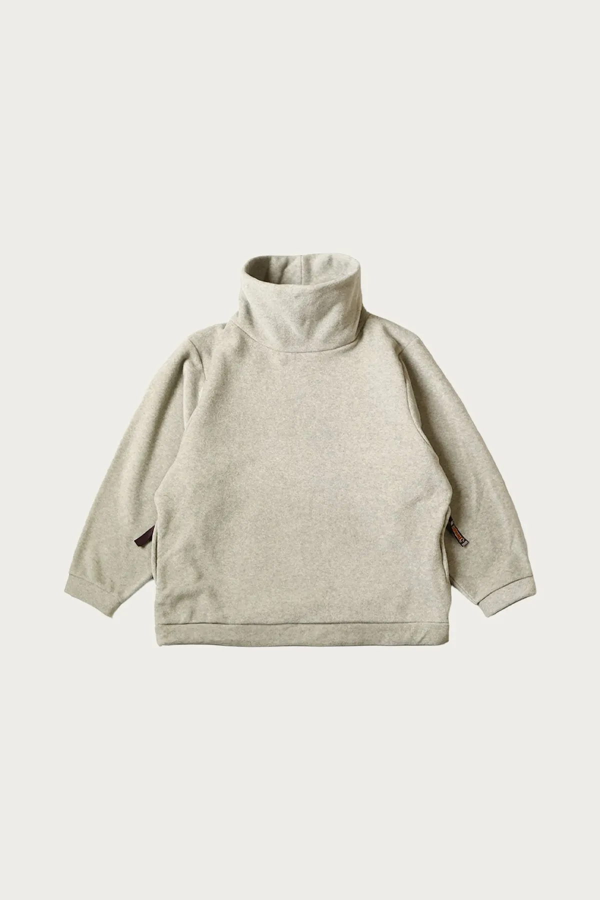 Reverse Fleece BIG High Neck SWT - Natural sold by Canoe Club