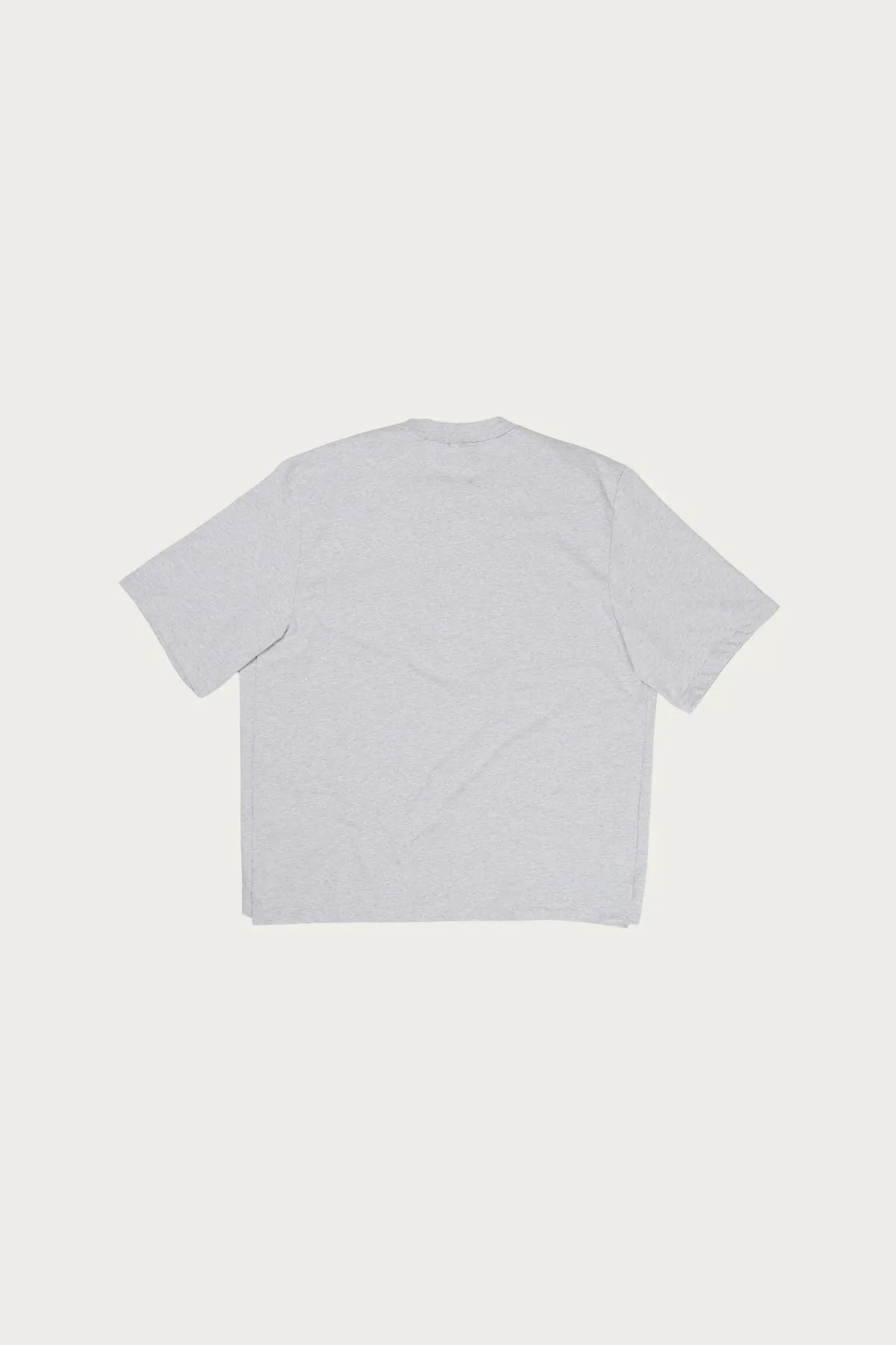 Big Tee - Grey Melange Heavy Jersey sold by Canoe Club product image thumbnail 2
