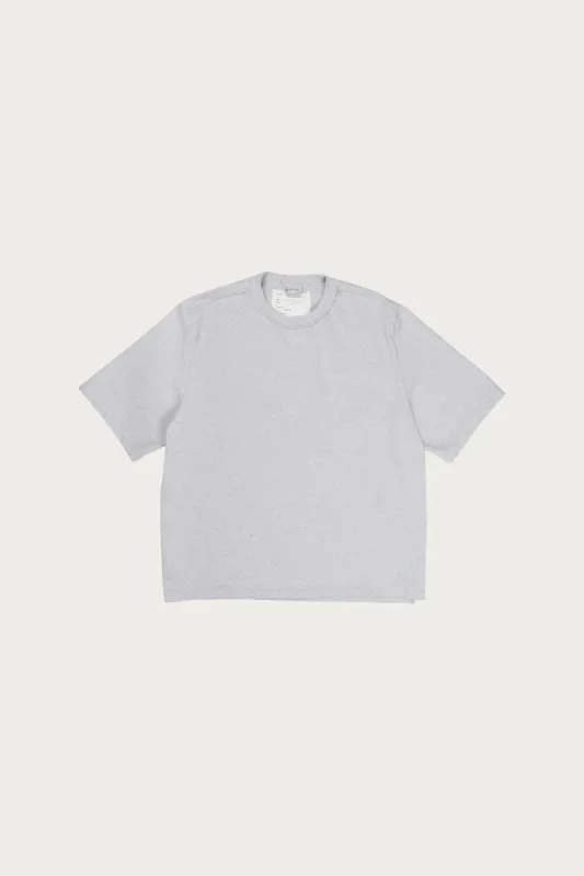 Big Tee - Grey Melange Heavy Jersey sold by Canoe Club