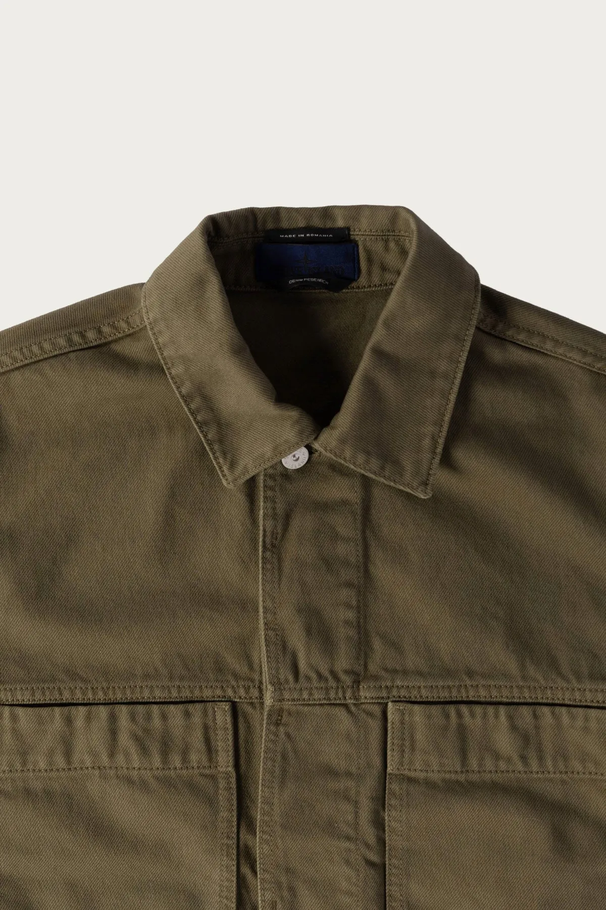 Bull Denim Jacket - Olive sold by Canoe Club product image thumbnail 2