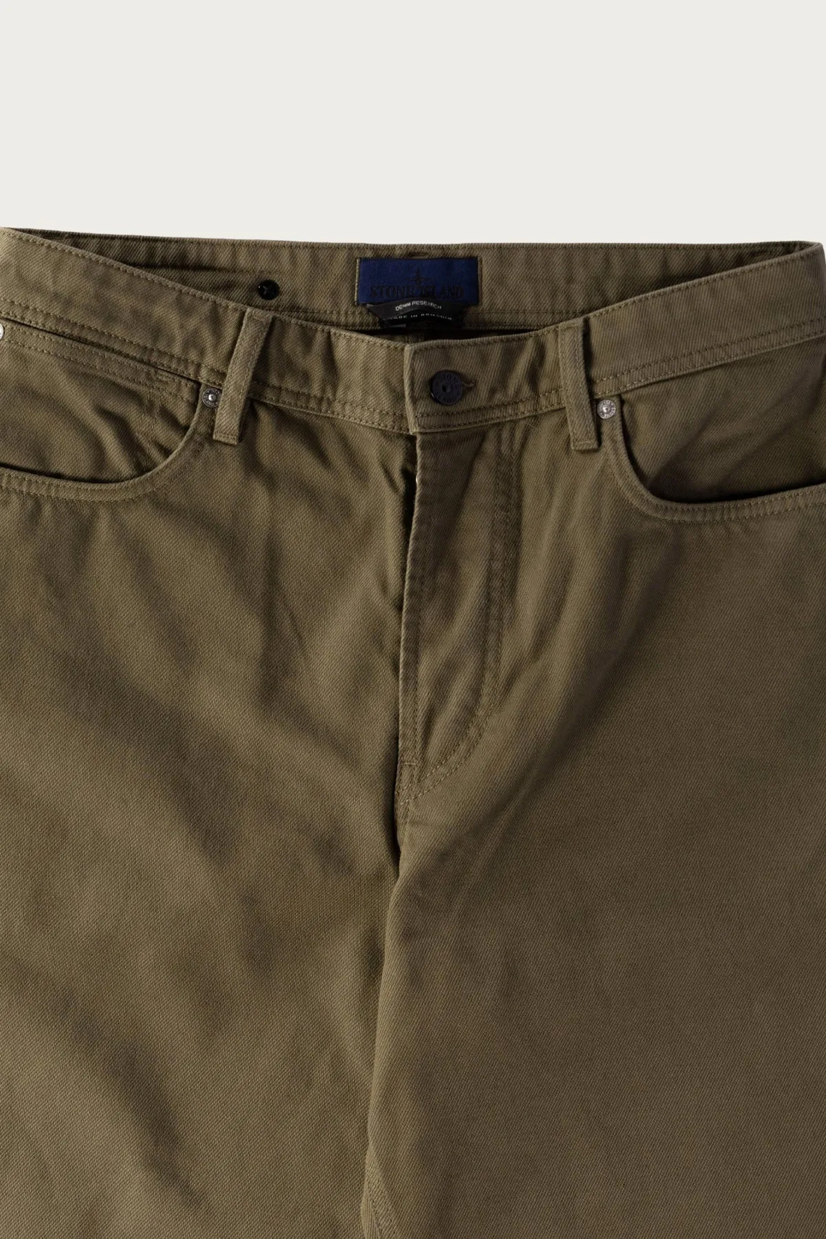 Loose Bull Denim Pants - Olive sold by Canoe Club product image thumbnail 2