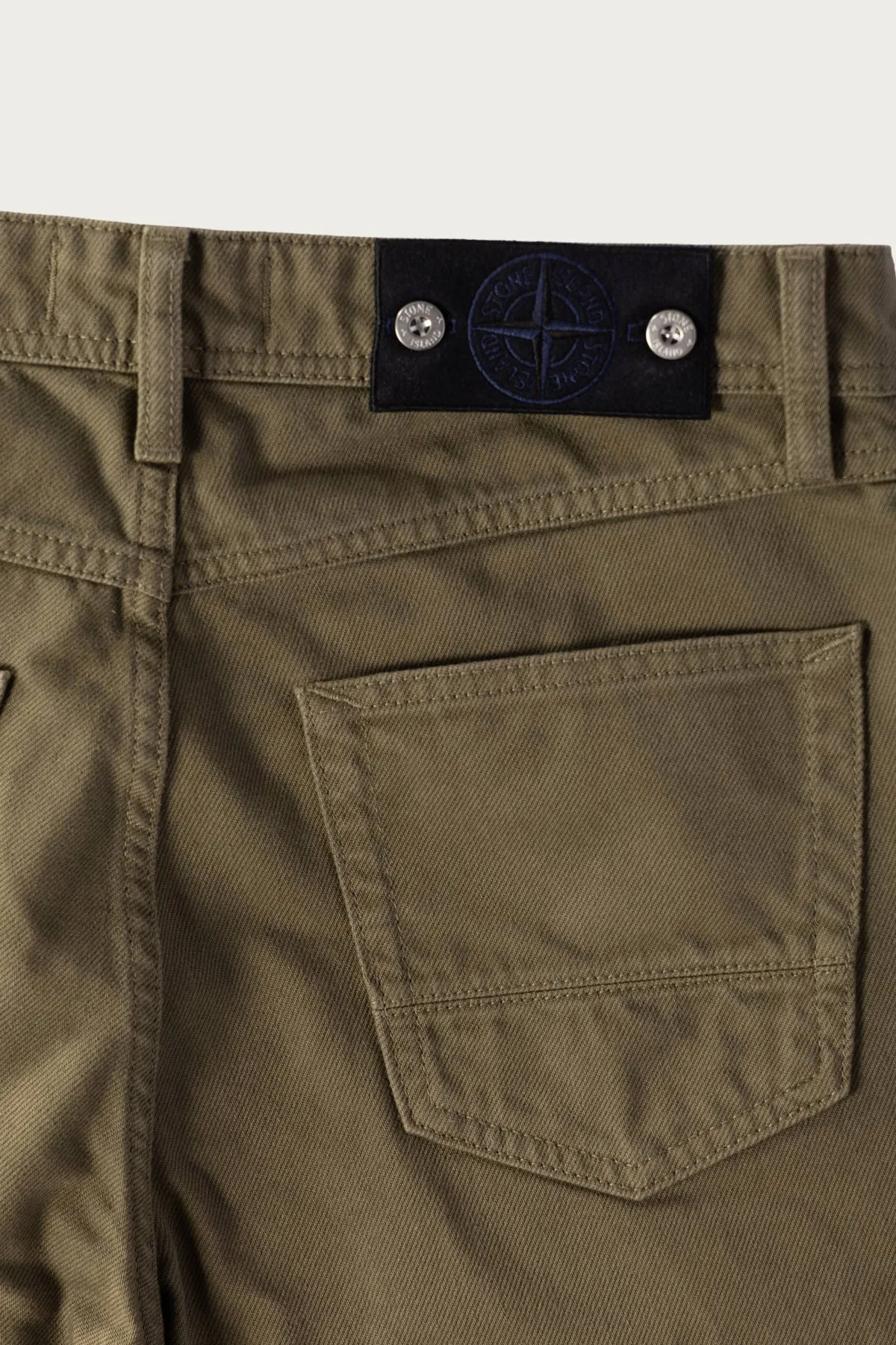 Loose Bull Denim Pants - Olive sold by Canoe Club product image thumbnail 3