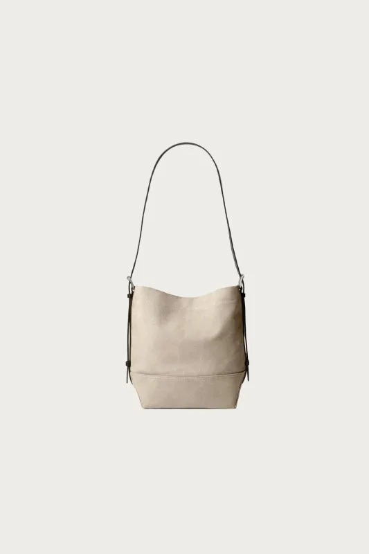 Belted Tote Bag - Dark Linen made by Lemaire