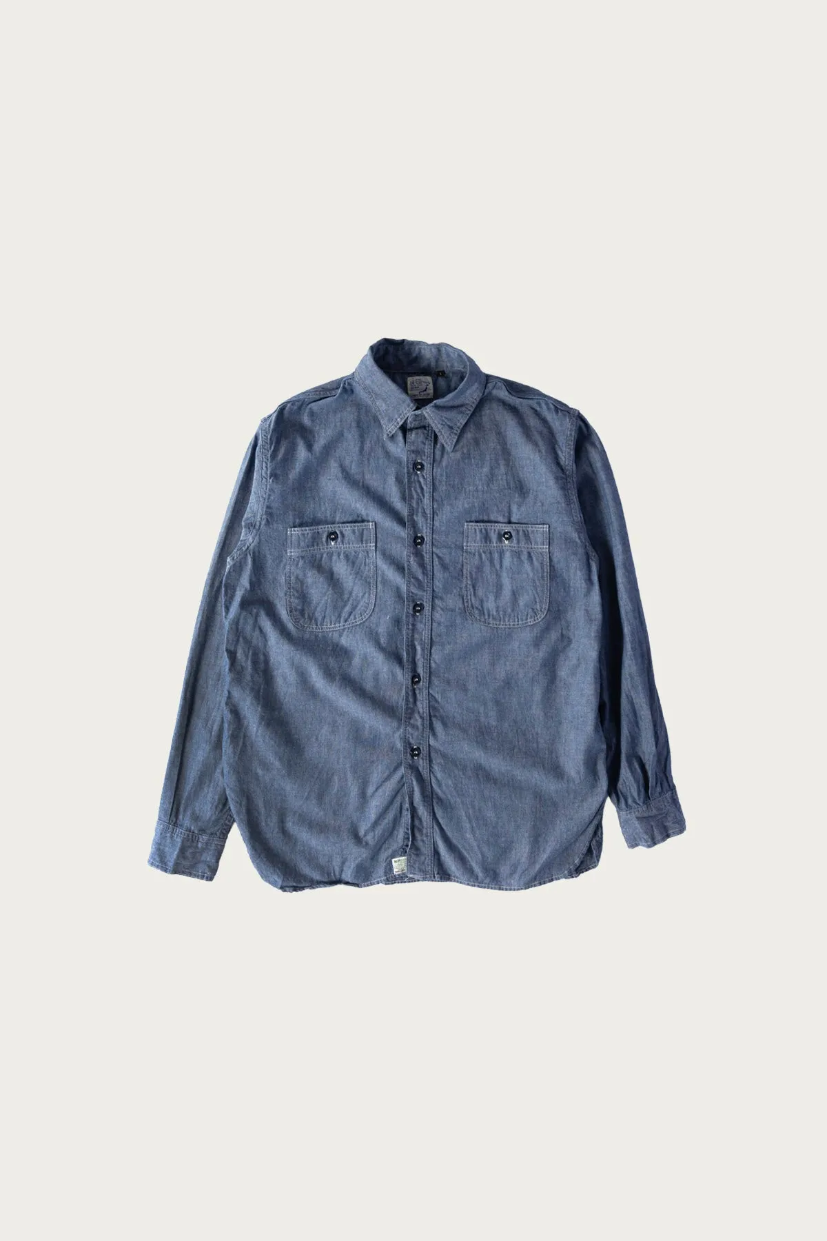 Relax Fit Chambray Work Shirt - Chambray sold by Canoe Club