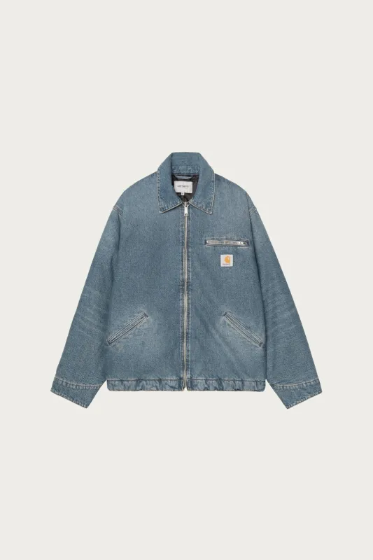 OG Detroit Jacket - Blue Grind Wash made by Carhartt