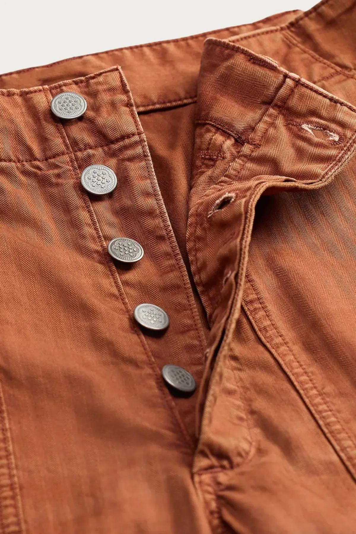 Field Chino - Red Herringbone Twill sold by Canoe Club product image thumbnail 3