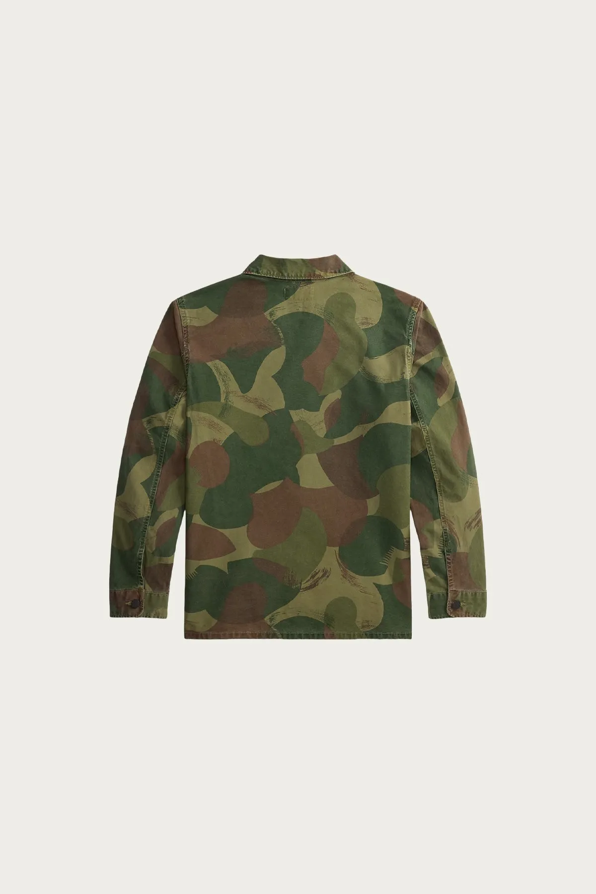 Camo Poplin Overshirt - Brush Strokes Camo sold by Canoe Club product image thumbnail 2