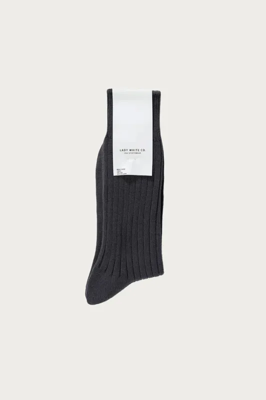 LWC Socks - Tire Black made by Lady White Co.