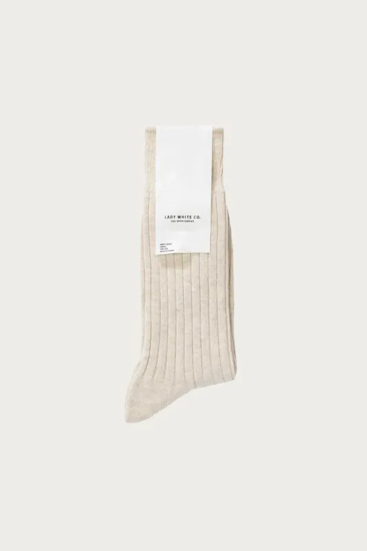 LWC Socks - Natural made by Lady White Co.