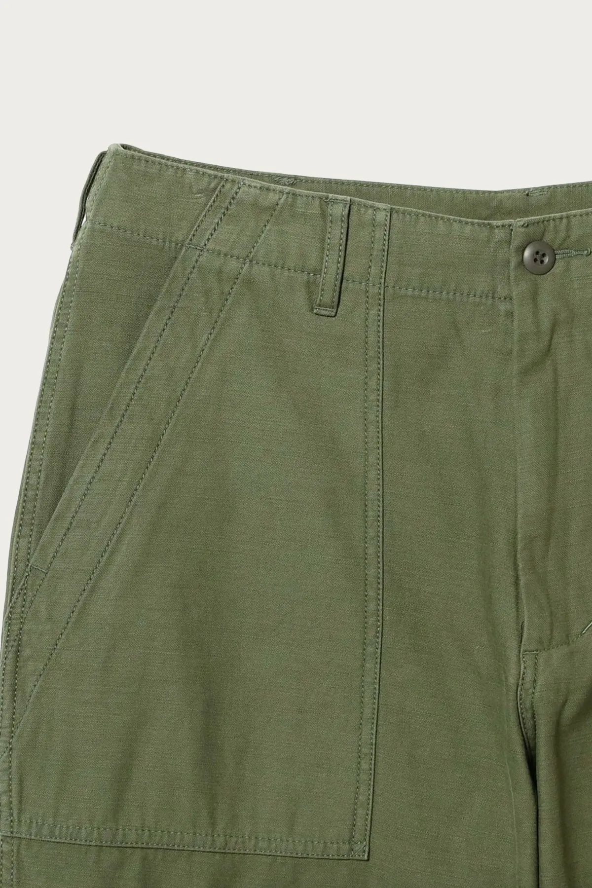 MIL Utility Trousers Reversed Sateen - Olive Green sold by Canoe Club product image thumbnail 3