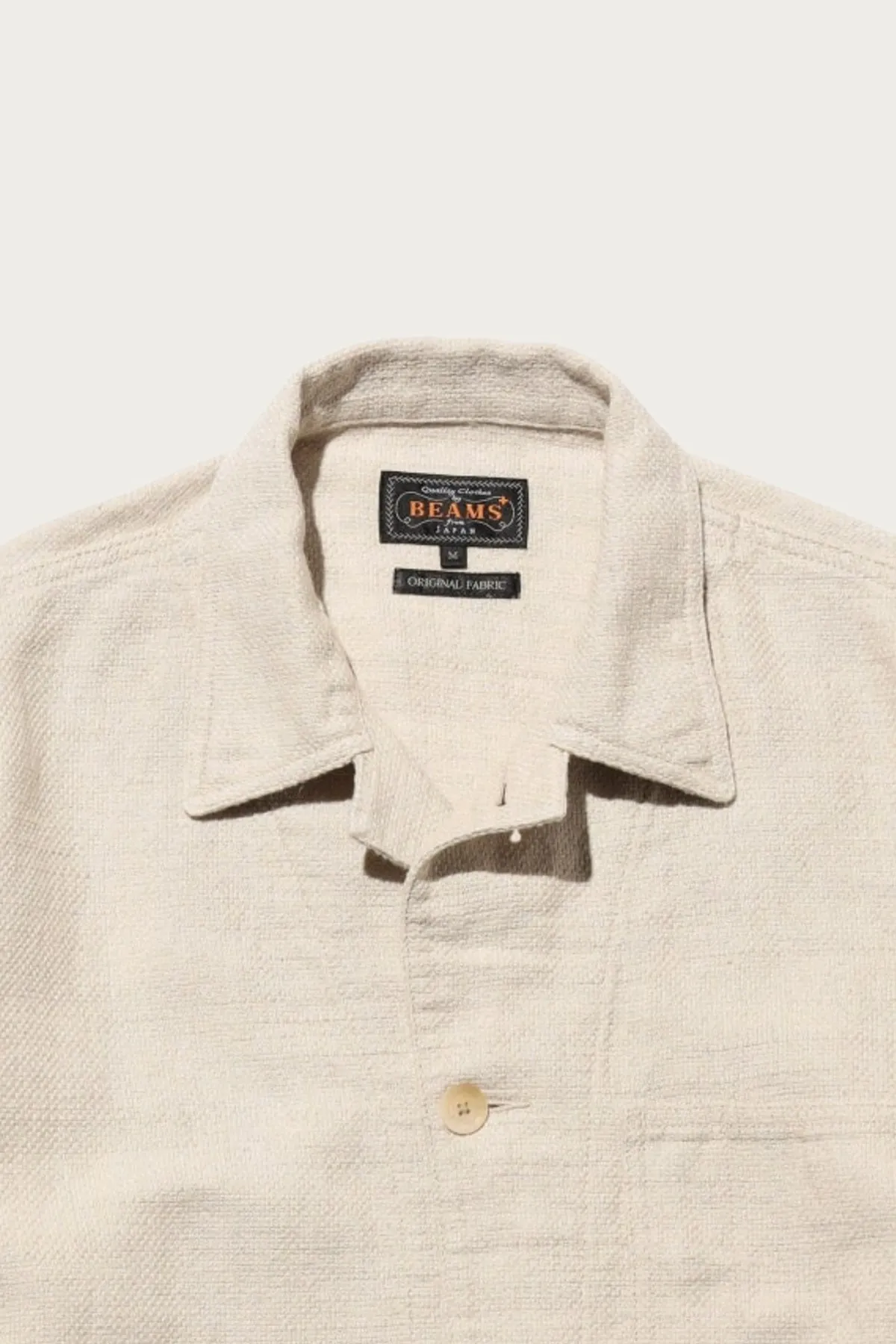 MIL Chore Jacket Cotton Linen - Off White sold by Canoe Club product image thumbnail 2