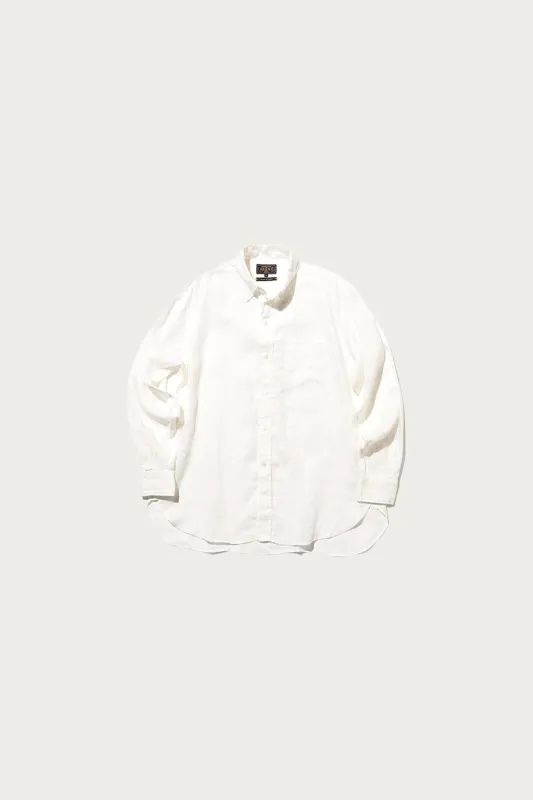 B.D. Classic-Fit Linen Chambray - White sold by Canoe Club