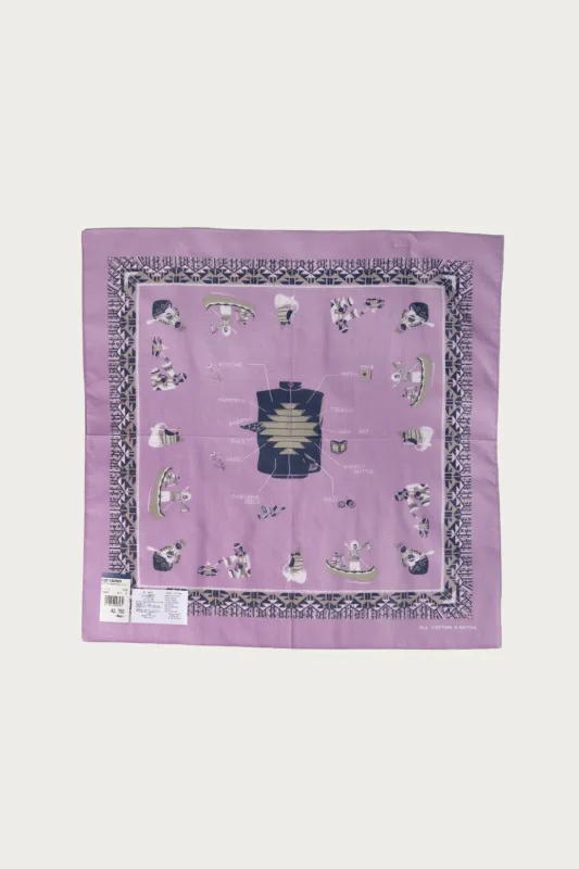 Color Bandanna (ZEPHER Vest Life) - Purple made by Kapital