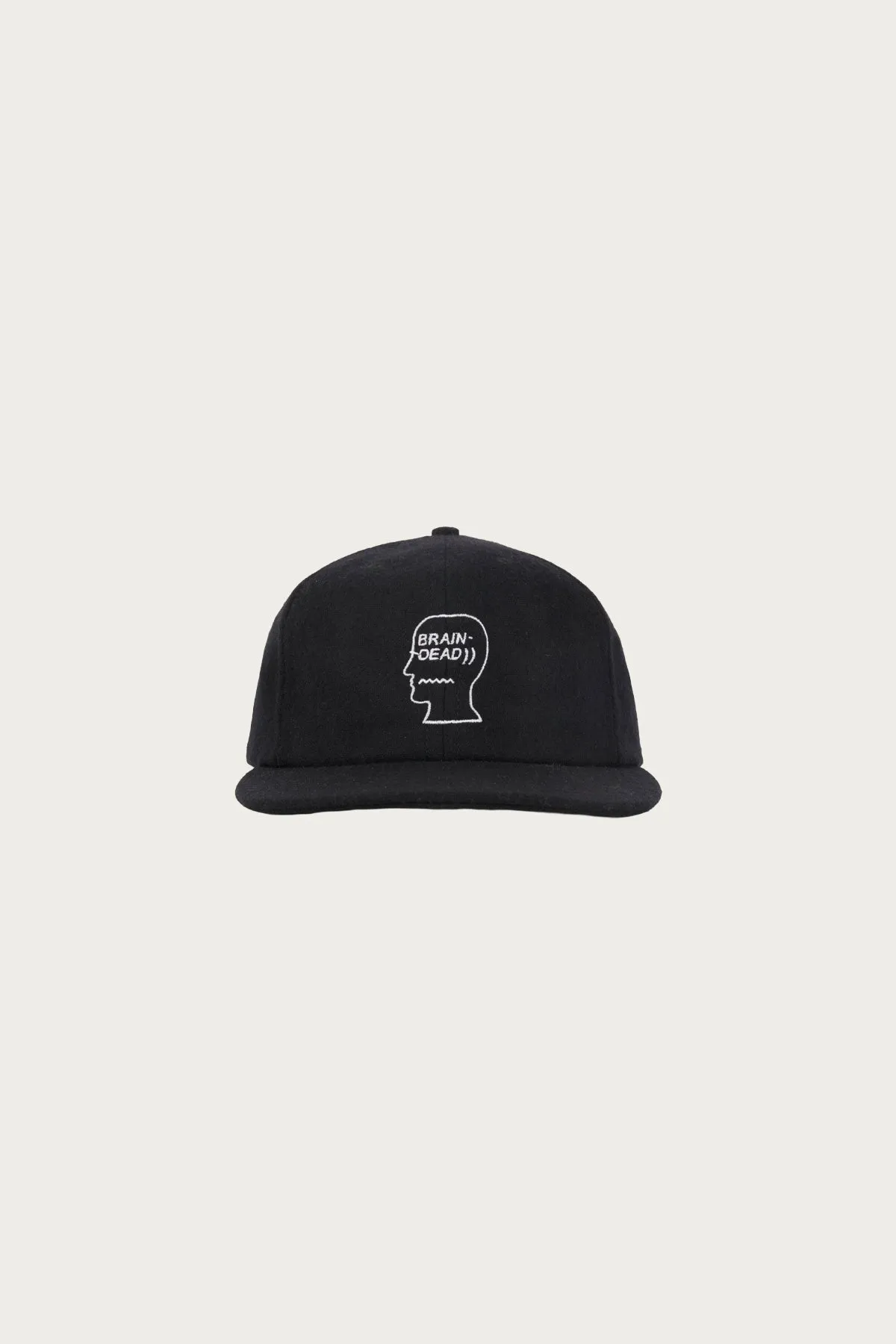 Flannel Logohead 6 Panel Hat - Black sold by Canoe Club