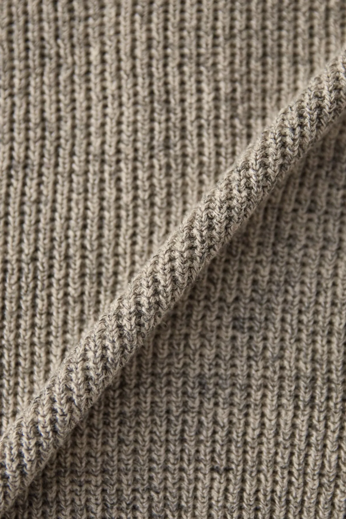 Linen Cotton Hemp Driver's Zip-Up Knit - Oatmeal sold by Canoe Club product image thumbnail 2