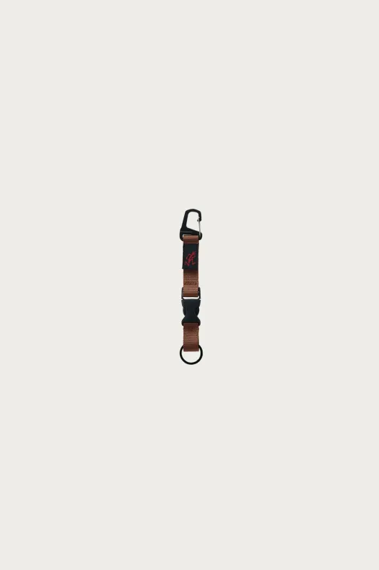 Webbing Key Holder - Camel sold by Canoe Club