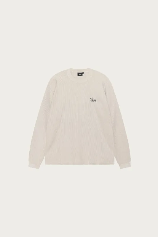 Raglan Thermal Basic Stock - Bone made by Stussy