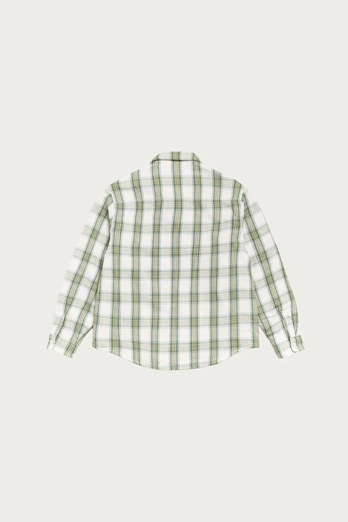 Lau Plaid Shirt - Off White sold by Canoe Club product image thumbnail 2