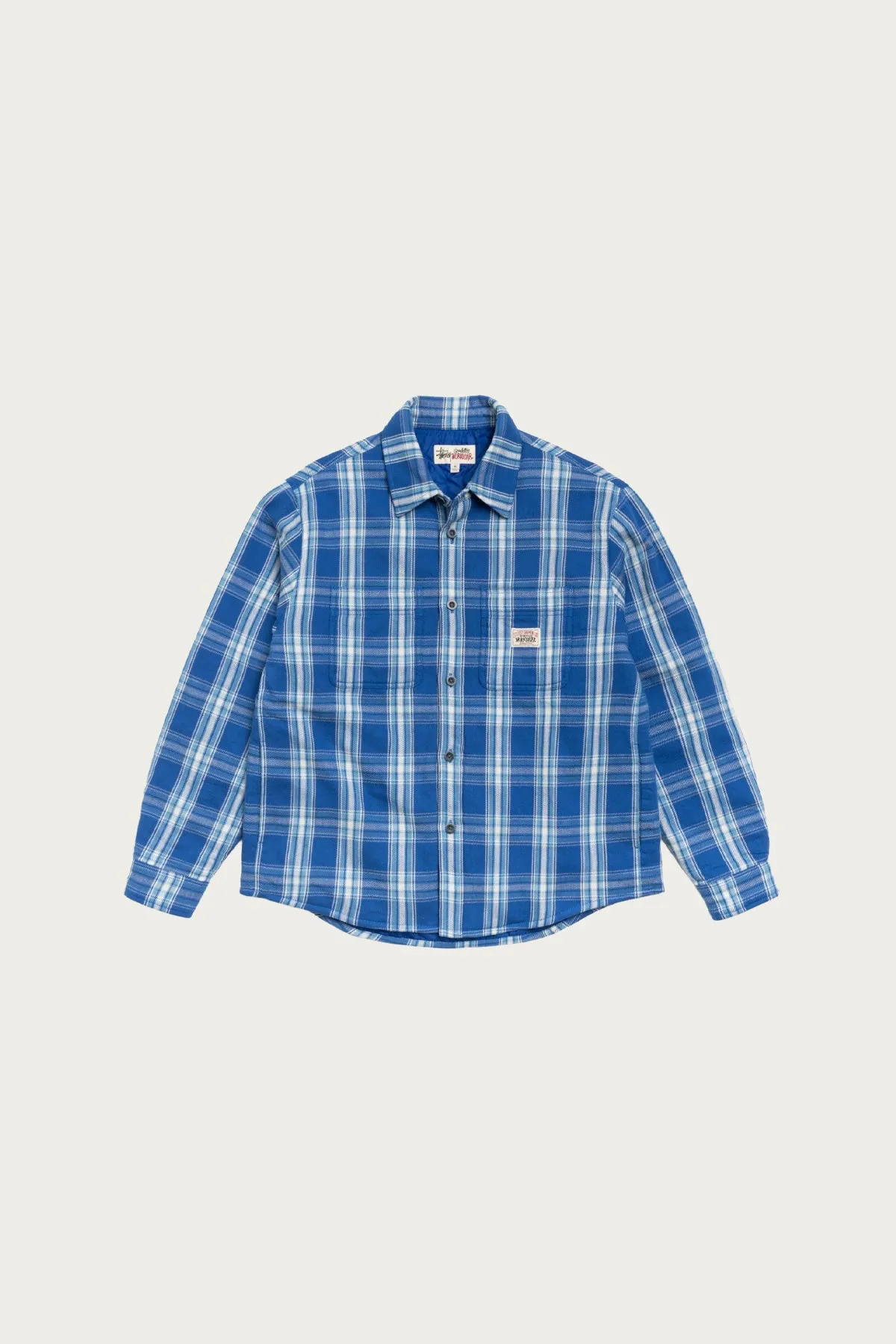 Lau Plaid Shirt - Blue sold by Canoe Club